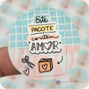 Adesivo Este Pacote Contém Amor